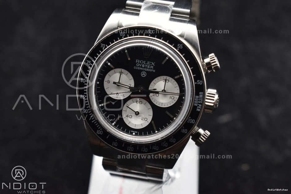 SS ADGF White Daytona SS Black on Bracelet 825 A Edition Comfortable Best Dial 0109